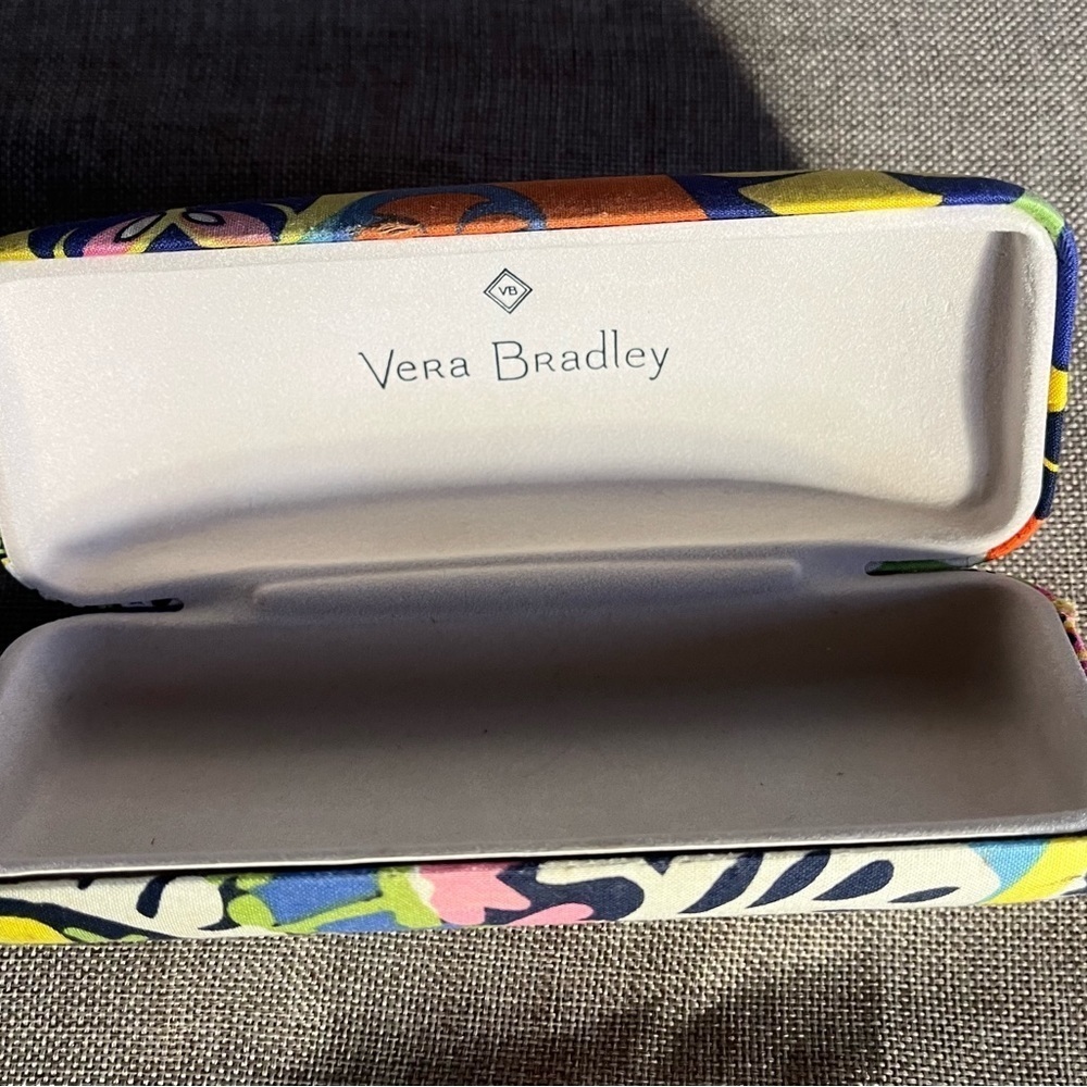 Vera Bradley "RIO" Floral Eye/ Sun glasses Clam Shell Hard Case